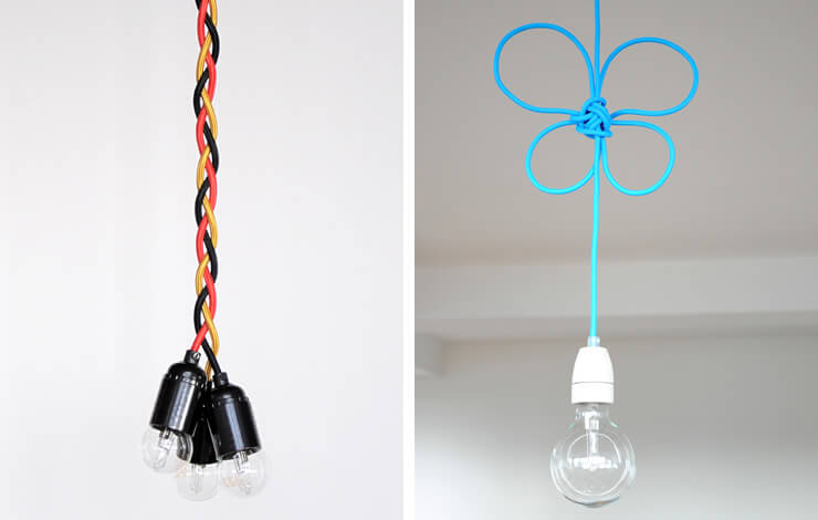 Textilkabel für Ihre individuelle Design-Lampe - KabelScheune.de Textilkabel für Ihre individuelle Design-Lampe - KabelScheune.de