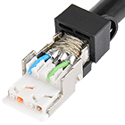 Netzwerkstecker RJ45 Belegung nach EIA/TIA Farbcode