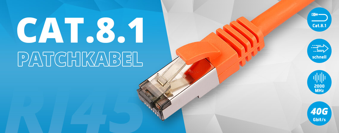 Cat.8.1 Patchkabel / LAN Kabel