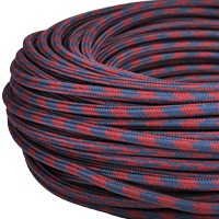 Textilkabel gemustert