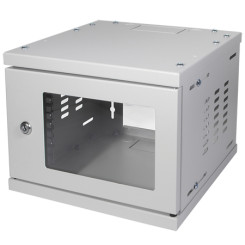 Produktbild von 10 Zoll Netzwerkschrank Mini Rack lichtgrau