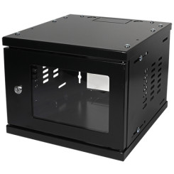 Produktbild von 10 Zoll Netzwerkschrank Mini Rack schwarz 4 HE