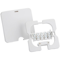 Produktbild von Anschlussdose mit Klemmen Kabelauslass Unterputz weiß