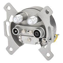 Produktbild von Antennendose BK+2SAT Stichdose Twin-Receiver