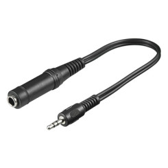 Produktbild von Audio Adapterkabel 3,5/6,35 mm Stereo
