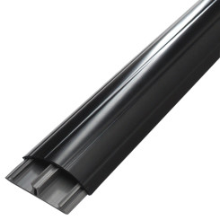 Produktbild von Aufbodenkanal 12x50 schwarz