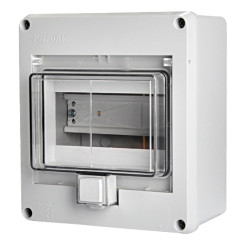 Produktbild von Aufputz Feuchtraum Verteilerkasten IP55 6 Module
