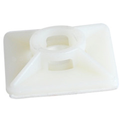 Produktbild von Befestigungssockel mit Klebefolie für Kabelbinder 19x19 mm
