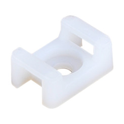 Produktbild von Befestigungssockel mit Sattel für Kabelbinder 10x20 mm