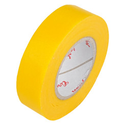 Produktbild von Beschriftungsband Gewebeklebeband 19 mm gelb Rolle 10 m