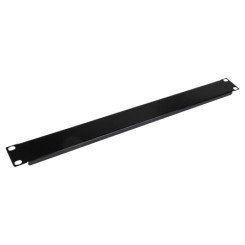 Produktbild von Blindplatte Abdeckplatte 48,3 cm 19 Zoll schwarz 1 HE