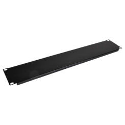 Produktbild von Blindplatte Abdeckplatte 48,3 cm 19 Zoll schwarz 2 HE