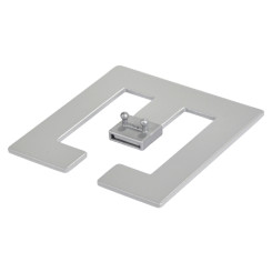Produktbild von Bodenplatte für Kabelschlange Pro / Classic silber