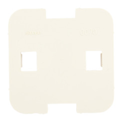 Produktbild von Bodenplatte / Montageplatte 1-fach reinweiß