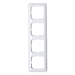 Produktbild von Busch-Jaeger Abdeckrahmen 4-fach alpinweiß eckig