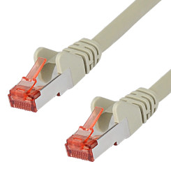 Produktbild von Cat.6a Patchkabel RJ45 LAN Kabel S-FTP/PIMF grau 25 m