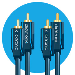 Produktbild von Clicktronic Stereo Audiokabel, Casual