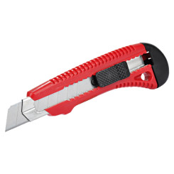 Produktbild von Cuttermesser Kunststoff mit Metallführung 18 mm