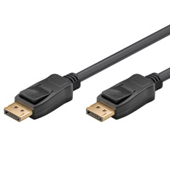 Produktbild von DisplayPort 1.4 Kabel VESA zertifiziert 8K@60Hz DSC 32,4 Gbit/s mit Verriegelung 1 m