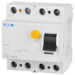 Produktbild von Eaton FI-Schutzschalter Fehlerstromschutzschalter 4-polig 40 A, 30 mA