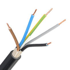 NYY-J 3x4 mm² 80m Meter Erdkabel Starkstromkabel Installationskabel Kupferkabel NYY-J 3x4 mm² 80m Meter Erdkabel Starkstromkabel Installationskabel Kupferkabel