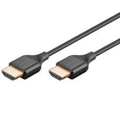 Produktbild von Extra dünnes Ultra High Speed HDMI Kabel 8K@60Hz Slim schwarz