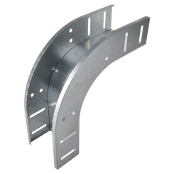 Produktbild von Fallstück 90° vertikal feuerverzinkt 200 mm
