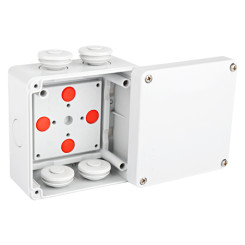 Produktbild von Feuchtraum Abzweigkasten 110x110x67 weiß