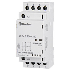 Produktbild von Finder 22.34 Installationsschütz 4 Schließer 25 A