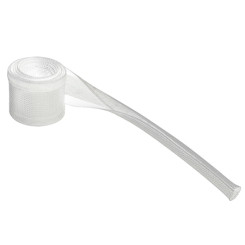 Produktbild von Gewebeschlauch mit Klettverschluss Ø 32 mm weiß 2 m