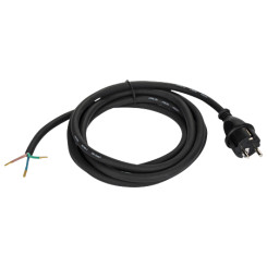 Produktbild von Gummi Anschlussleitung H07RN-F 3x1,5 mm² schwarz 5 m