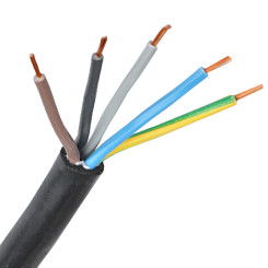 Meterware Illu Kabel / Leitung flach H05RNH2-F 2x1,5 mm² grün günstig  online kaufen