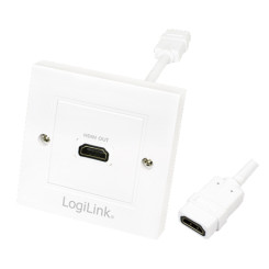 Produktbild von LogiLink HDMI Wanddose mit 1 x HDMI Buchse