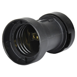 Produktbild von Illu Fassung E27 schwarz