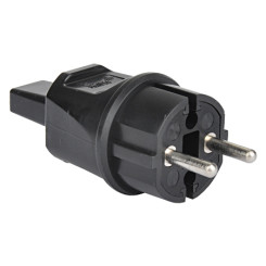 Produktbild von Illu Stecker schwarz