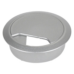 Produktbild von Kabeldurchführung für Schreibtische Bohrung 60 mm silber