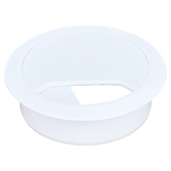 Produktbild von Kabeldurchführung für Schreibtische Bohrung 60 mm weiß