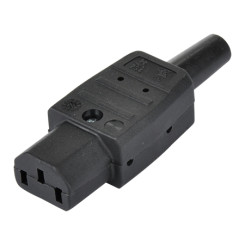 Produktbild von Kaltgerätekupplung C13 schwarz
