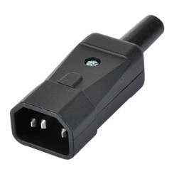 Produktbild von Kaltgerätestecker C14 schwarz