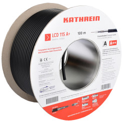 Produktbild von Kathrein LCD 115 A+ Koaxialkabel 130 dB schwarz Innen- und Außenbereich 100 m