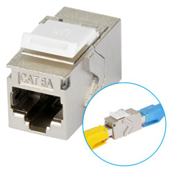 Produktbild von Keystone Cat.6a Modular Kupplung RJ45