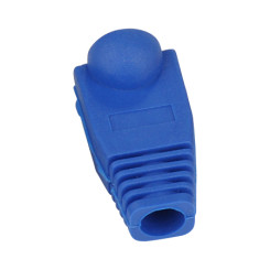 Produktbild von Knickschutztülle für RJ45 Netzwerkstecker 10 Stück blau