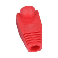 Produktbild von Knickschutztülle für RJ45 Netzwerkstecker 10 Stück rot