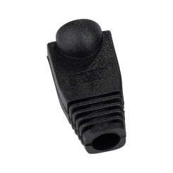 Produktbild von Knickschutztülle für RJ45 Netzwerkstecker 10 Stück schwarz