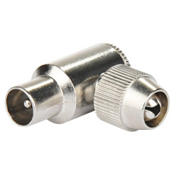 Produktbild von Koaxial-Winkelstecker Metall