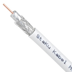 Produktbild von Koaxialkabel Sat RG6 StaKu Class A 3-fach geschirmt 50 m