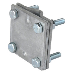 Produktbild von Kreuzverbinder mit Zwischenplatte feuerverzinkt