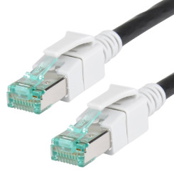 Produktbild von LED Patchkabel Cat.6a RJ45 schwarz