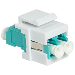 Produktbild von LWL Keystone Modul LC/LC Duplex Kupplung Multimode 1 Stück