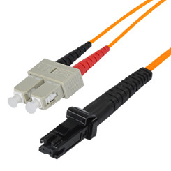 Produktbild von LWL Patchkabel Duplex SC/MTRJ 50/125µ OM2